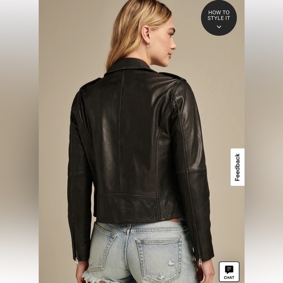 Luckily Brand Leather Moto Jacket - Picture 3 of 11